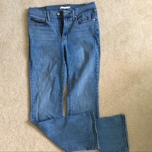 Levi’s slimming boot cut mid rise.